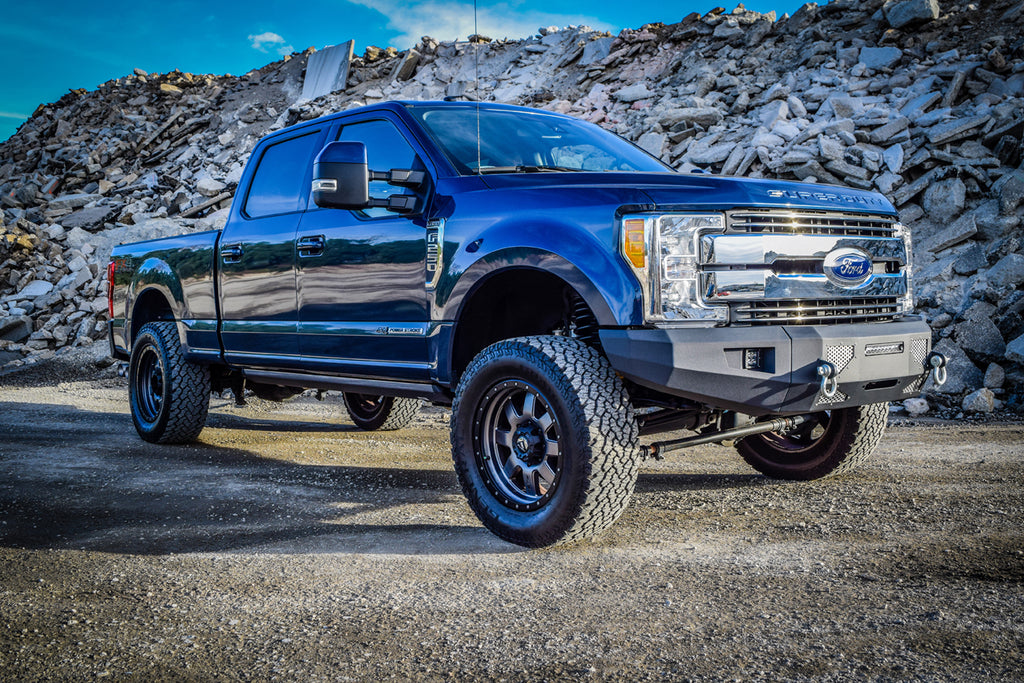 DV8 Offroad FBFF2-03 Truck Front Full Size Bumper for Select Ford F-250 Super Duty, Ford F-350 Super Duty