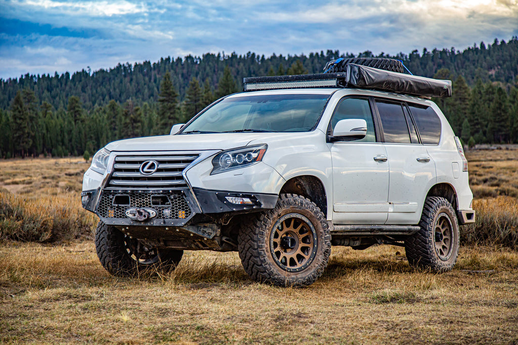 DV8 Offroad FBGX-01 FBGX-01 14-21 LEXUS GX 460 WINCH CAPABLE FRONT BUMPER WITH SENSOR HOLES for Select Lexus GX460