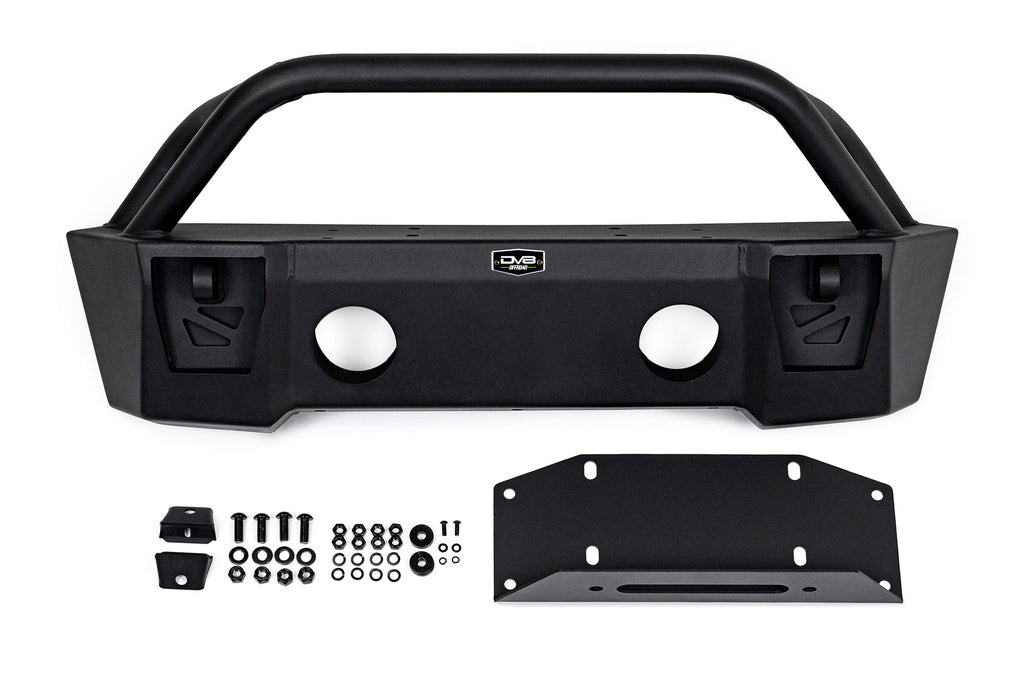 DV8 Offroad FBJL-04 Front Bumper-Wrangler JK, JL and Gladiator JT for Select Jeep Wrangler, Jeep Wrangler JK