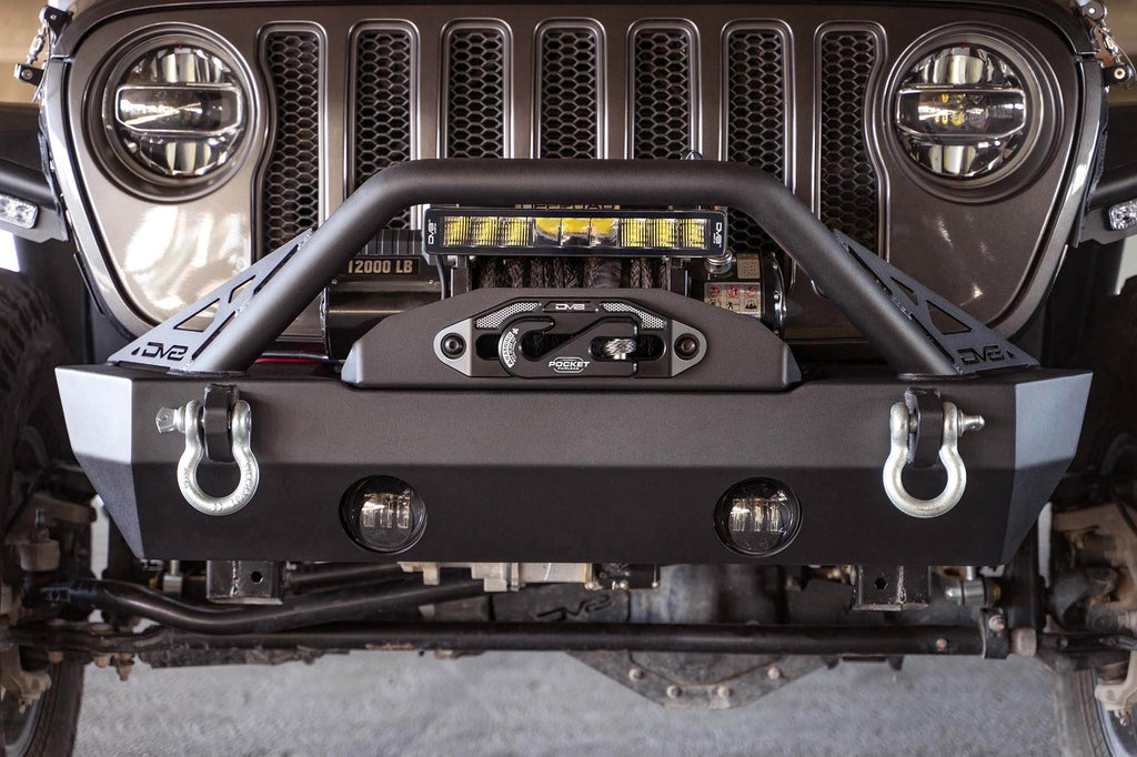 DV8 Offroad FBJL-05 Jeep Wrangler JK/JL & Gladiator JT FS-15 Series Front Bumper