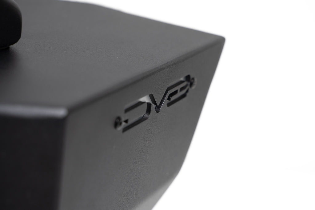 DV8 Offroad FBJL-06 FS-25 Stubby Front Bumper with Plated Bull Bar