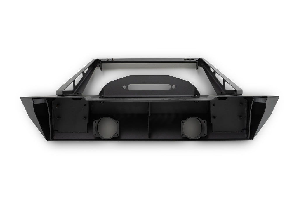 DV8 Offroad FBJL-06 FS-25 Stubby Front Bumper with Plated Bull Bar