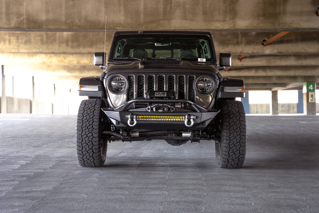 DV8 Offroad FBJL-11 Jeep Wrangler JK/JL & Gladiator JT FS-1 Series Stubby Front Bumper