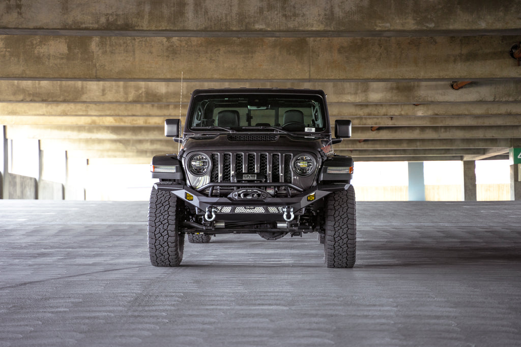 DV8 Offroad FBJL-12 Jeep Wrangler JK/JL & Gladiator JT MTO Series Front Bumper