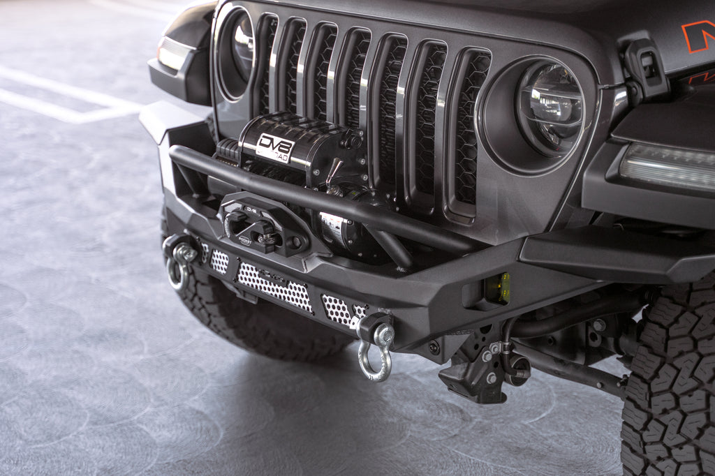 DV8 Offroad FBJL-12 Jeep Wrangler JK/JL & Gladiator JT MTO Series Front Bumper