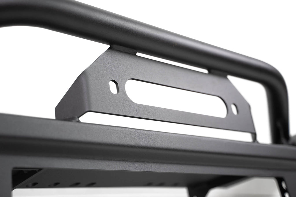 DV8 Offroad FBJL-07 Jeep Wrangler JL & Gladiator JT FS-7 Mid-Width Winch Front Bumper