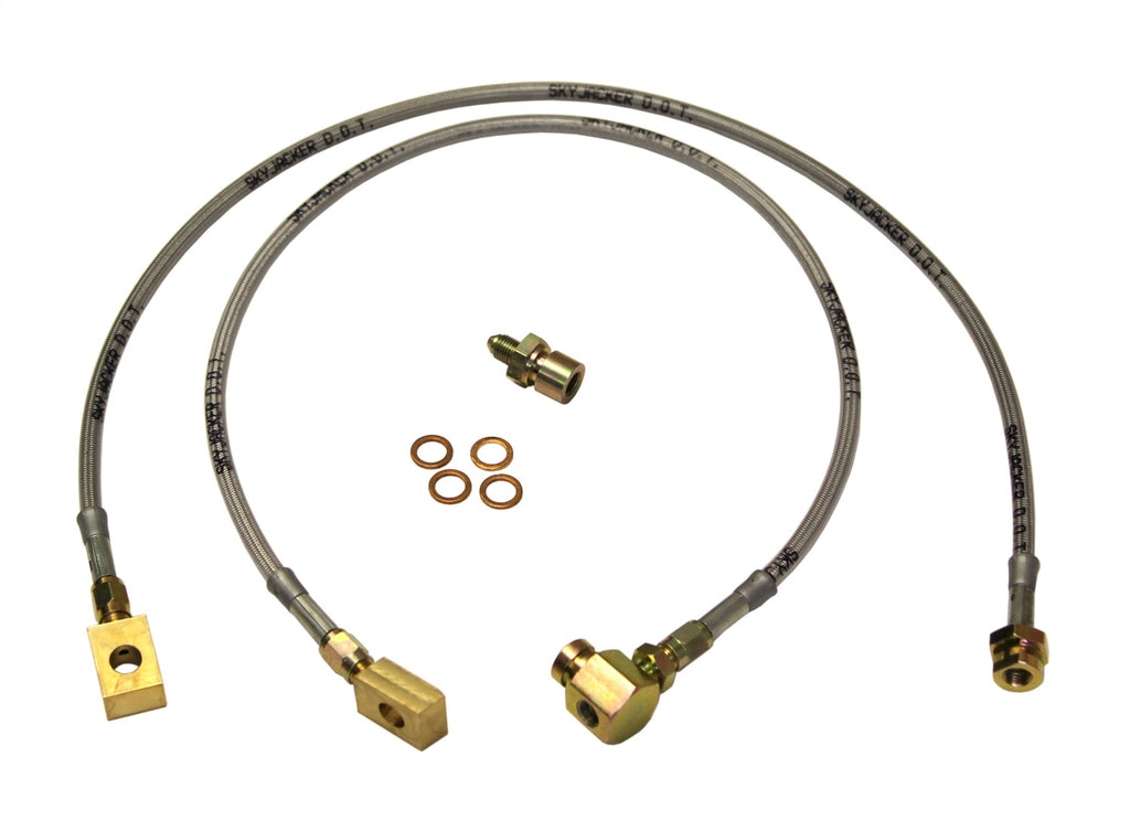Skyjacker FBL38 FRONT BRAKE LINES 8IN. RANGER for Select Ford Bronco II, Ford Ranger