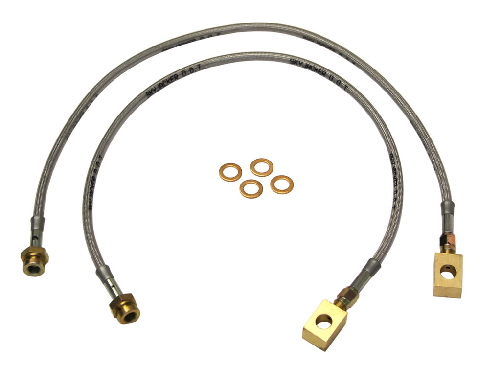 Skyjacker FBL80 FRT BRAKE LINES; 80-89 F150 for Select Ford Bronco, Ford F-150