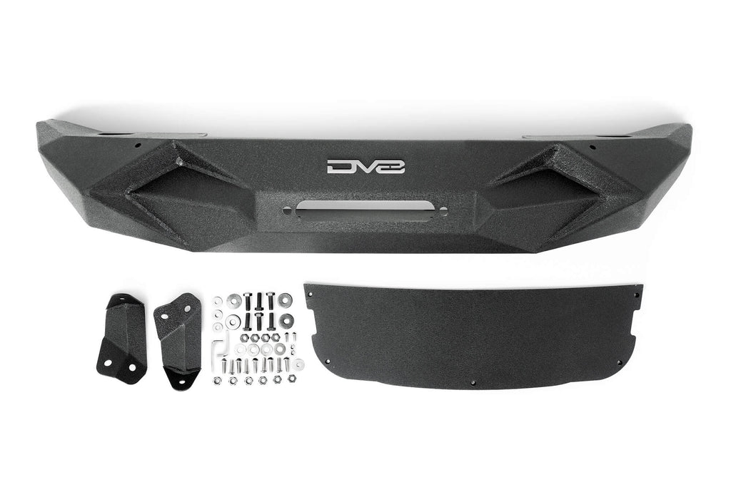 DV8 Offroad FBSHTB-24 Jeep Stubby Front Bumper FS-24 for Select Jeep Gladiator, Jeep Wrangler, Jeep Wrangler JK