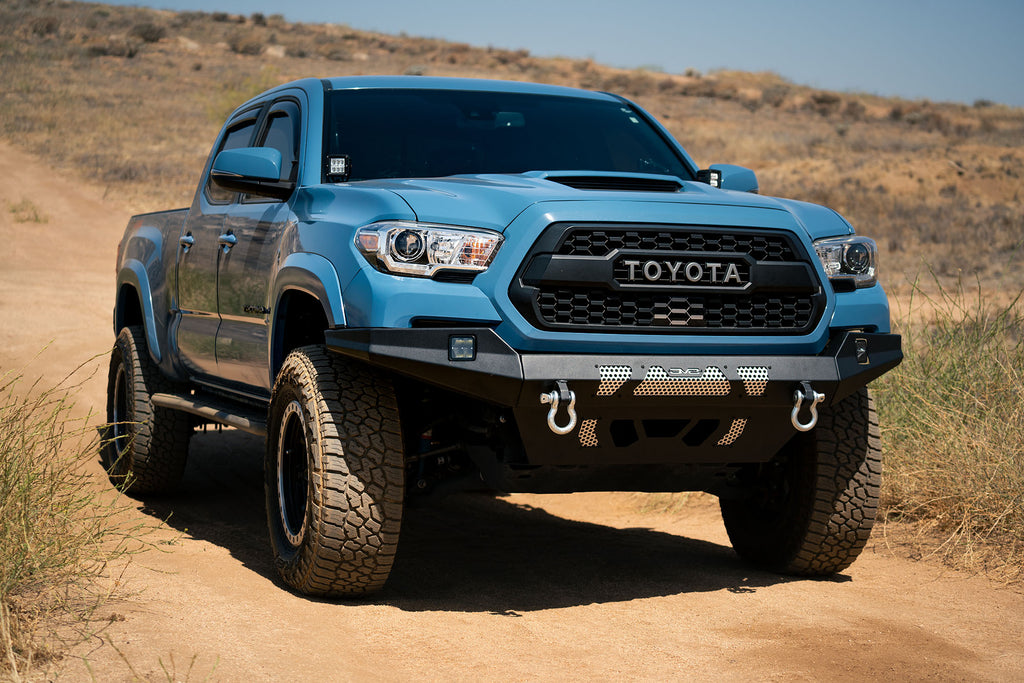 DV8 Offroad FBTT1-04 MTO Series Tacoma Front Bumper for Select Toyota Tacoma