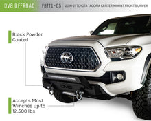 Load image into Gallery viewer, DV8 Offroad FBTT1-05 Truck Center Mount Front Bumper for Select Toyota Tacoma