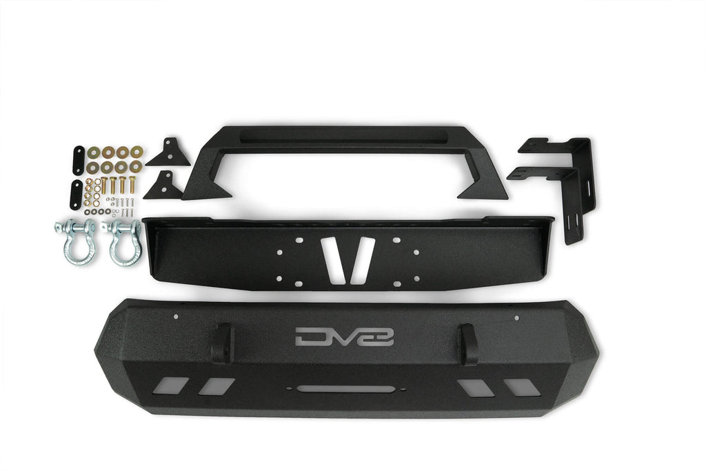 DV8 Offroad FBTT1-05 Truck Center Mount Front Bumper for Select Toyota Tacoma