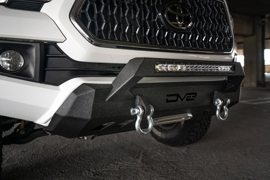 DV8 Offroad FBTT1-05 Truck Center Mount Front Bumper for Select Toyota Tacoma