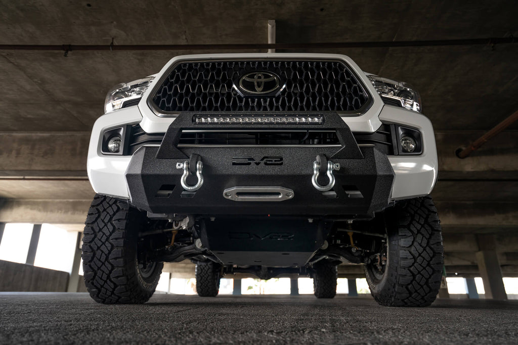 DV8 Offroad FBTT1-05 Truck Center Mount Front Bumper for Select Toyota Tacoma