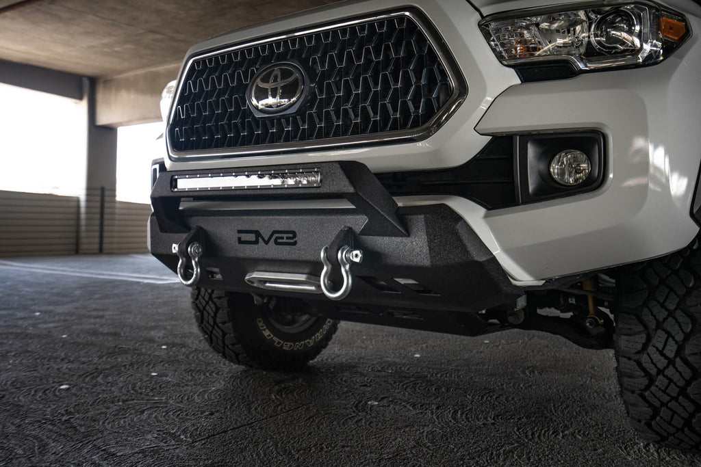 DV8 Offroad FBTT1-05 Truck Center Mount Front Bumper for Select Toyota Tacoma