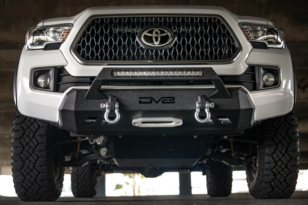 DV8 Offroad FBTT1-05 Truck Center Mount Front Bumper for Select Toyota Tacoma