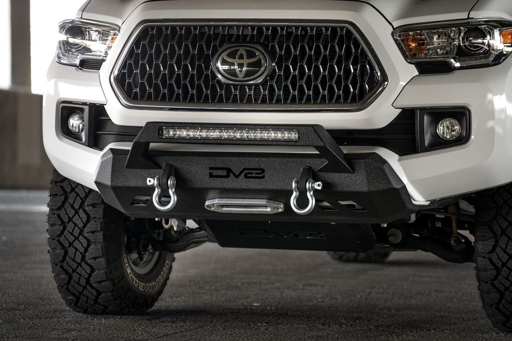 DV8 Offroad FBTT1-05 Truck Center Mount Front Bumper for Select Toyota Tacoma