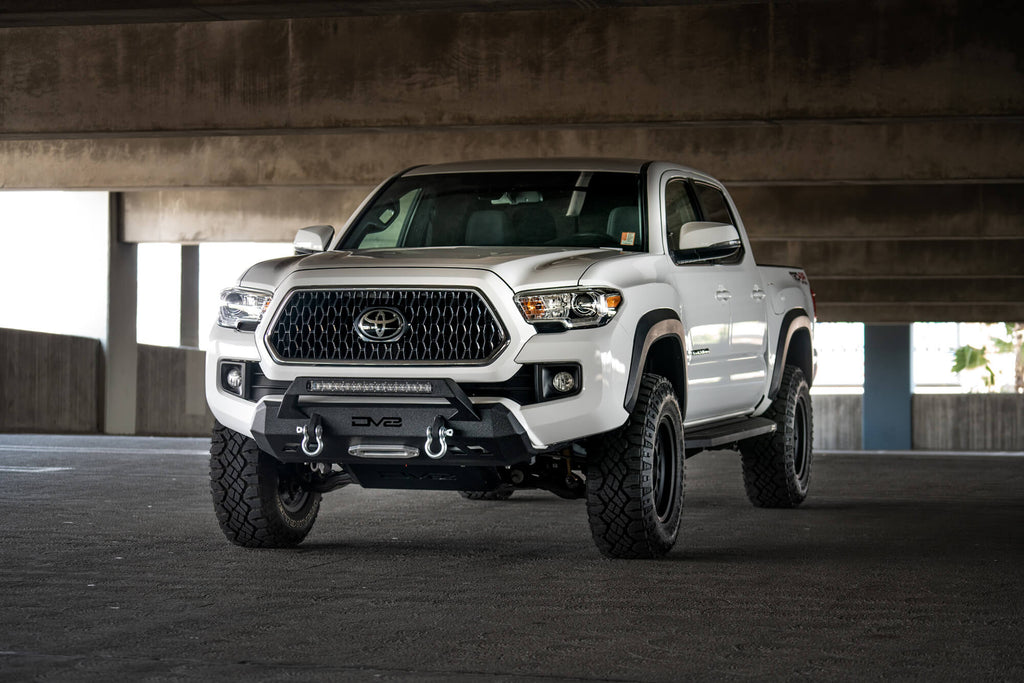 DV8 Offroad FBTT1-05 Truck Center Mount Front Bumper for Select Toyota Tacoma