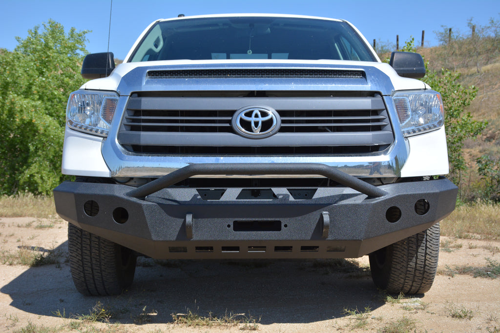 DV8 Offroad FBTT2-01 Truck Front Full Size Bumper for Select Toyota Tundra
