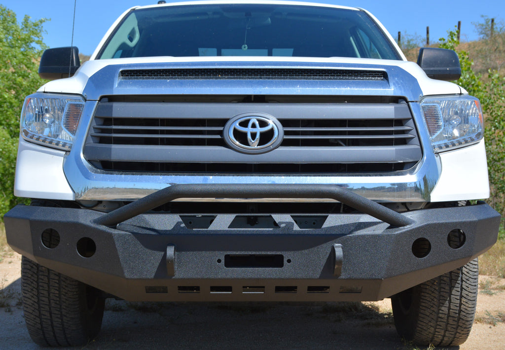 DV8 Offroad FBTT2-01 Truck Front Full Size Bumper for Select Toyota Tundra
