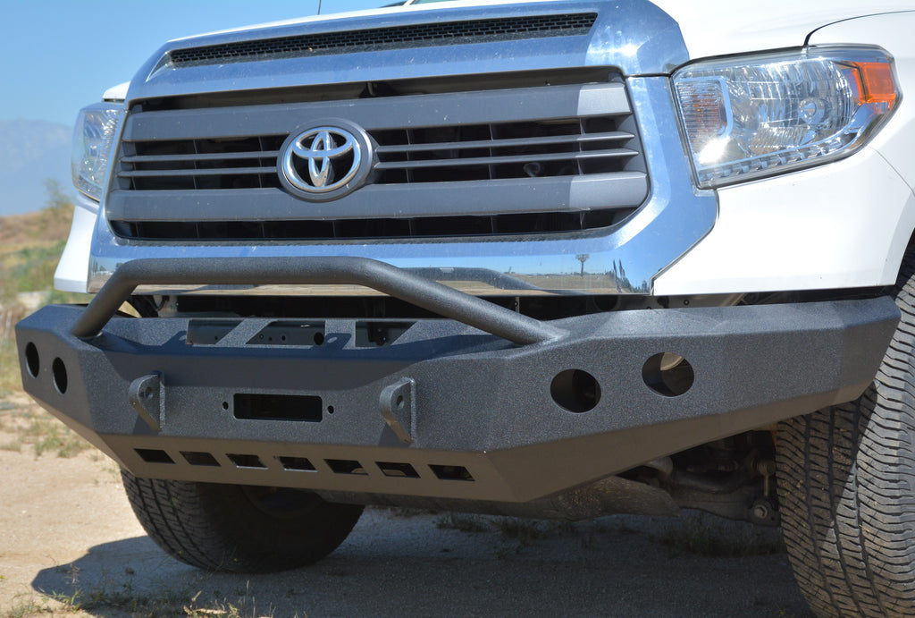 DV8 Offroad FBTT2-01 Truck Front Full Size Bumper for Select Toyota Tundra