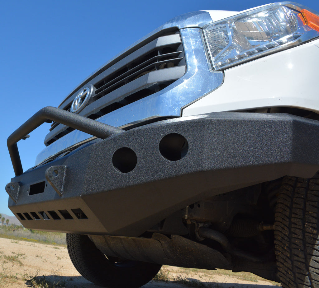 DV8 Offroad FBTT2-01 Truck Front Full Size Bumper for Select Toyota Tundra