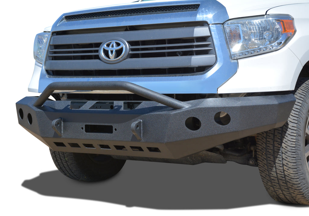 DV8 Offroad FBTT2-01 Truck Front Full Size Bumper for Select Toyota Tundra