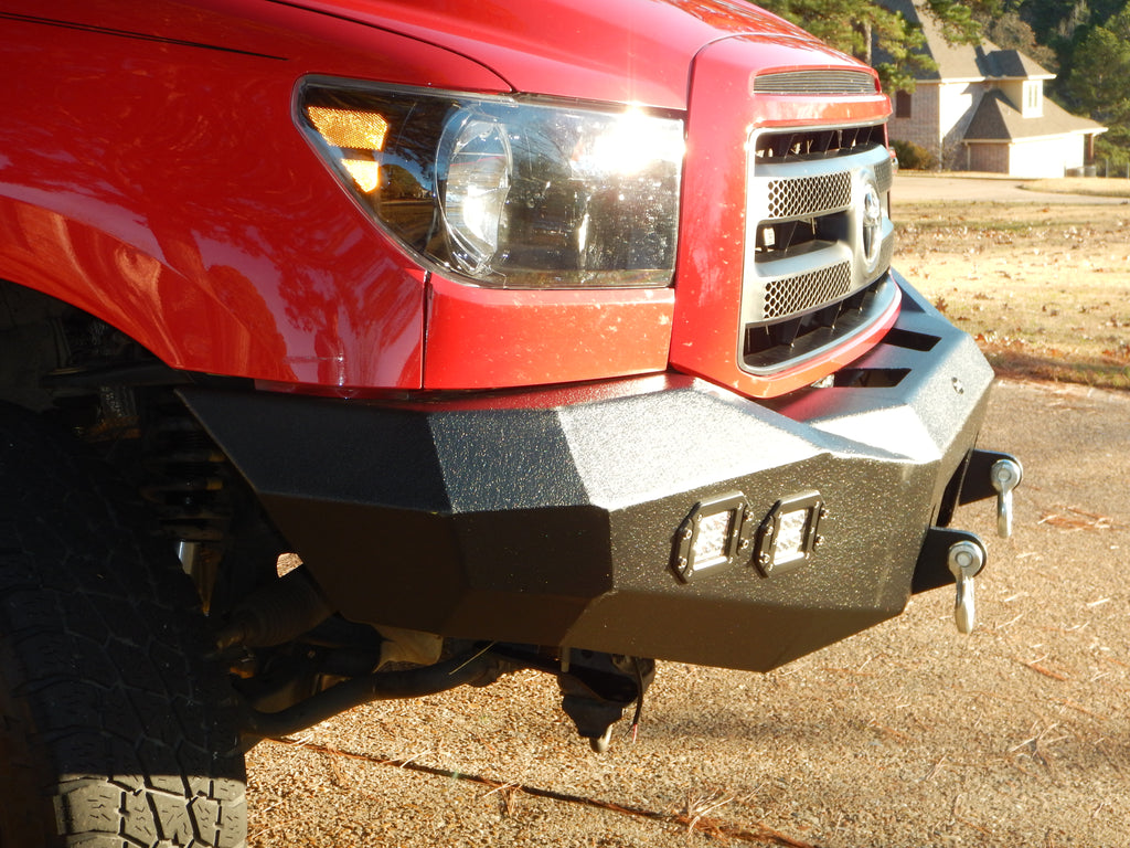 DV8 Offroad FBTT2-02 Truck Front Full Size Bumper for Select Toyota Tundra