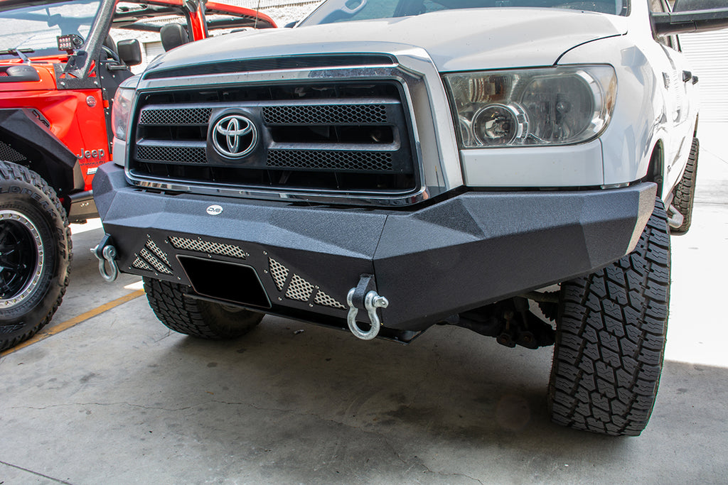 DV8 Offroad FBTT2-03 Truck Front Full Size Bumper for Select Toyota Tundra