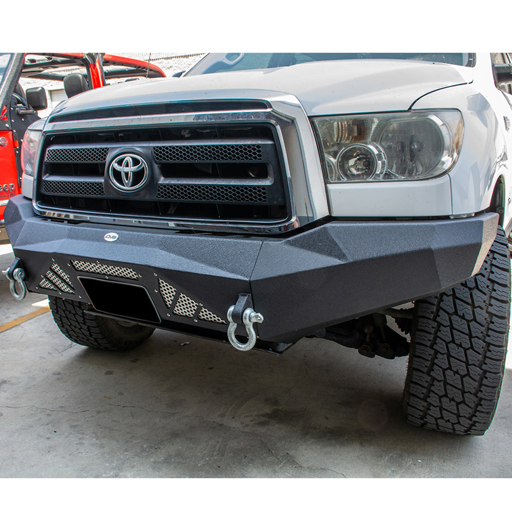 DV8 Offroad FBTT2-03 Truck Front Full Size Bumper for Select Toyota Tundra