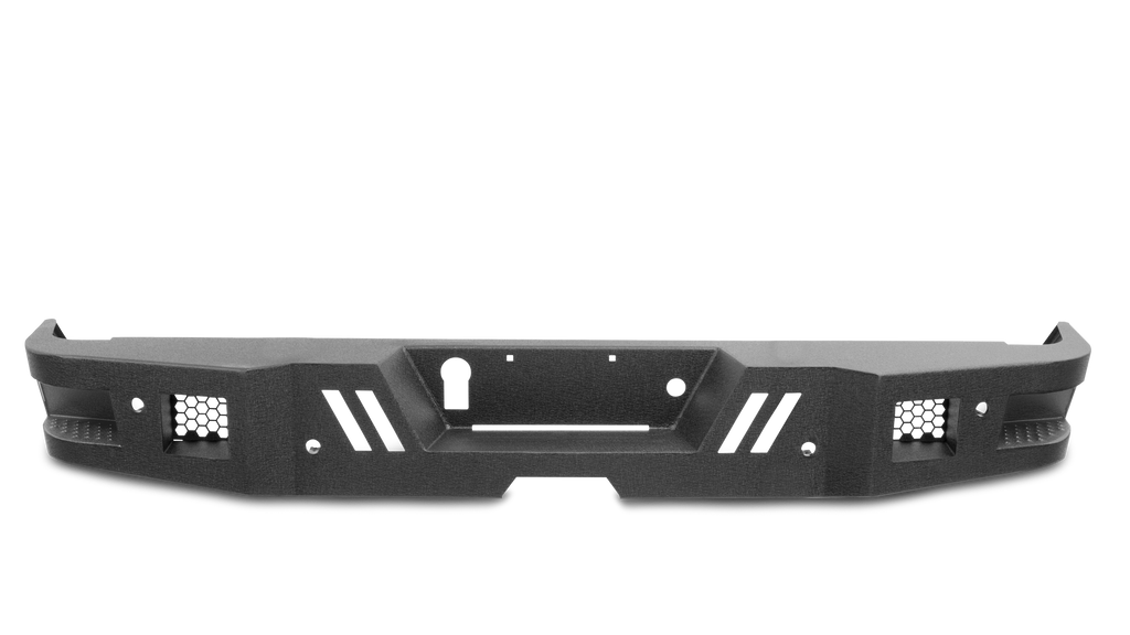 Body Armor 4x4 FD-2964 Eco Series Rear Bumper, Black, F-250 for Select Ford F-250 Super Duty, Ford F-350 Super Duty