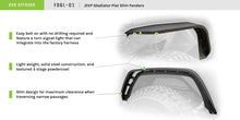 Load image into Gallery viewer, DV8 Offroad FDGL-01 Fender Flares; Slim; Front &amp; Rear for Select Jeep Gladiator