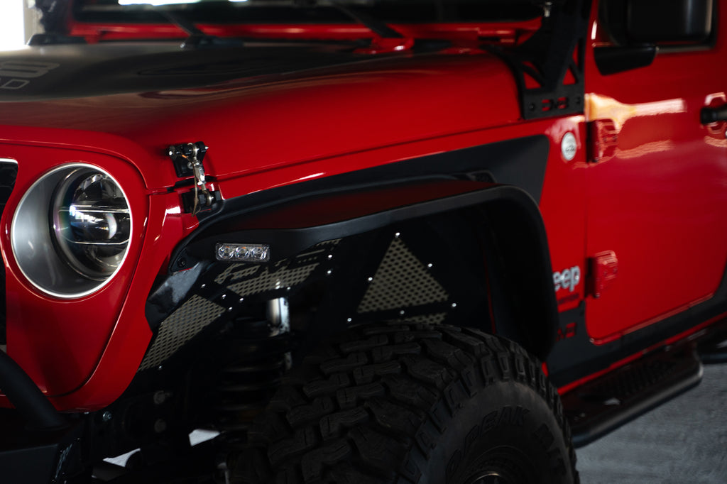 DV8 Offroad FDGL-07 Jeep Gladiator JT Slim Fender Flares