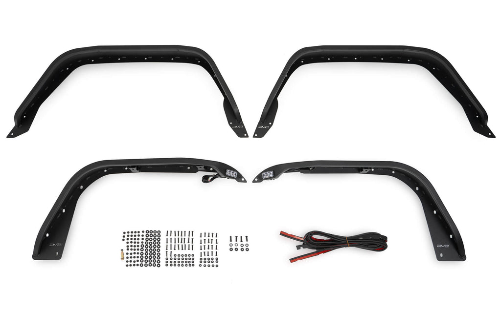 DV8 Offroad FDGL-07 Jeep Gladiator JT Slim Fender Flares
