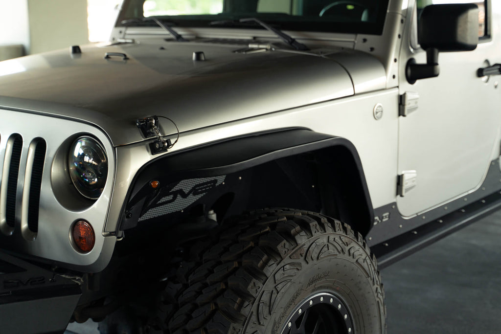 DV8 Offroad FDJK-07 Jeep Wrangler JK Slim Fender Flares