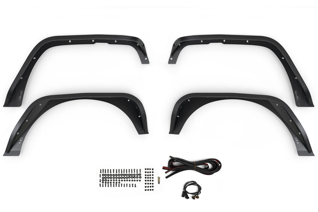 DV8 Offroad FDJK-07 Jeep Wrangler JK Slim Fender Flares