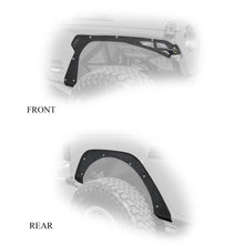 Load image into Gallery viewer, DV8 Offroad FDJL-03 Fender Flares; Delete; Front &amp; Rear for Select Jeep Wrangler