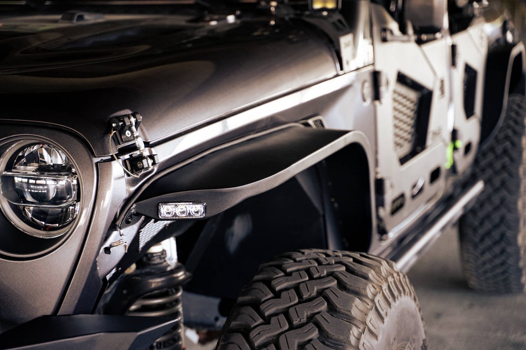DV8 Offroad FDJL-07 Jeep Wrangler JL Slim Fender Flares