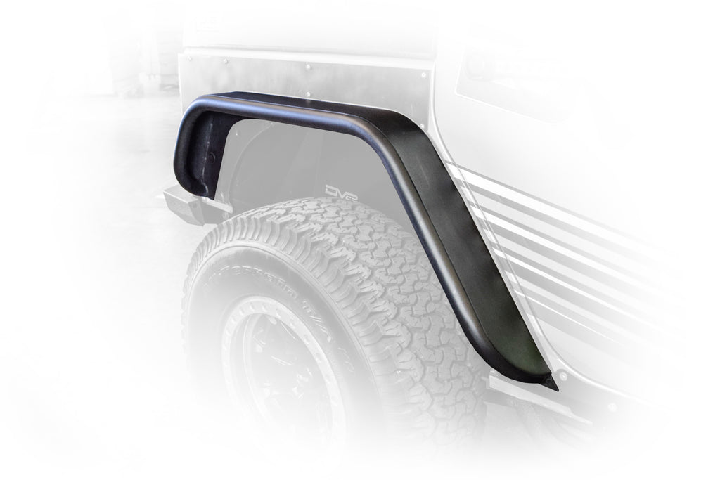 DV8 Offroad FENDB-02 Fender Flares; Wide; Front & Rear for Select Jeep Wrangler, Jeep Wrangler JK