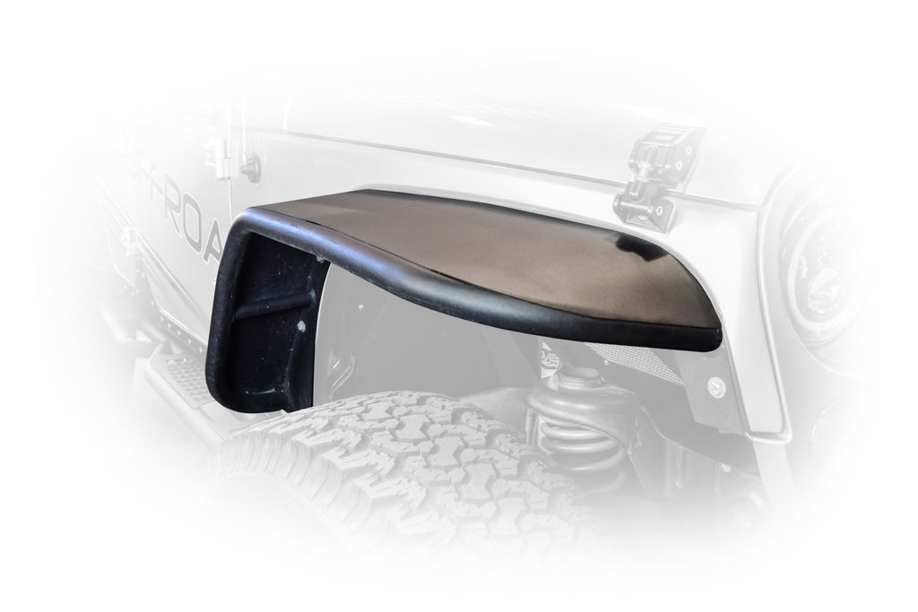 DV8 Offroad FENDB-02 Fender Flares; Wide; Front & Rear for Select Jeep Wrangler, Jeep Wrangler JK