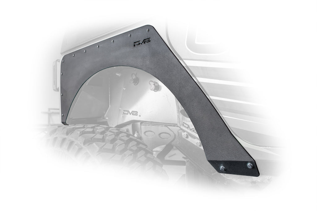 DV8 Offroad FENDB-08 Fender Flares; Delete; Front & Rear for Select Jeep Wrangler, Jeep Wrangler JK