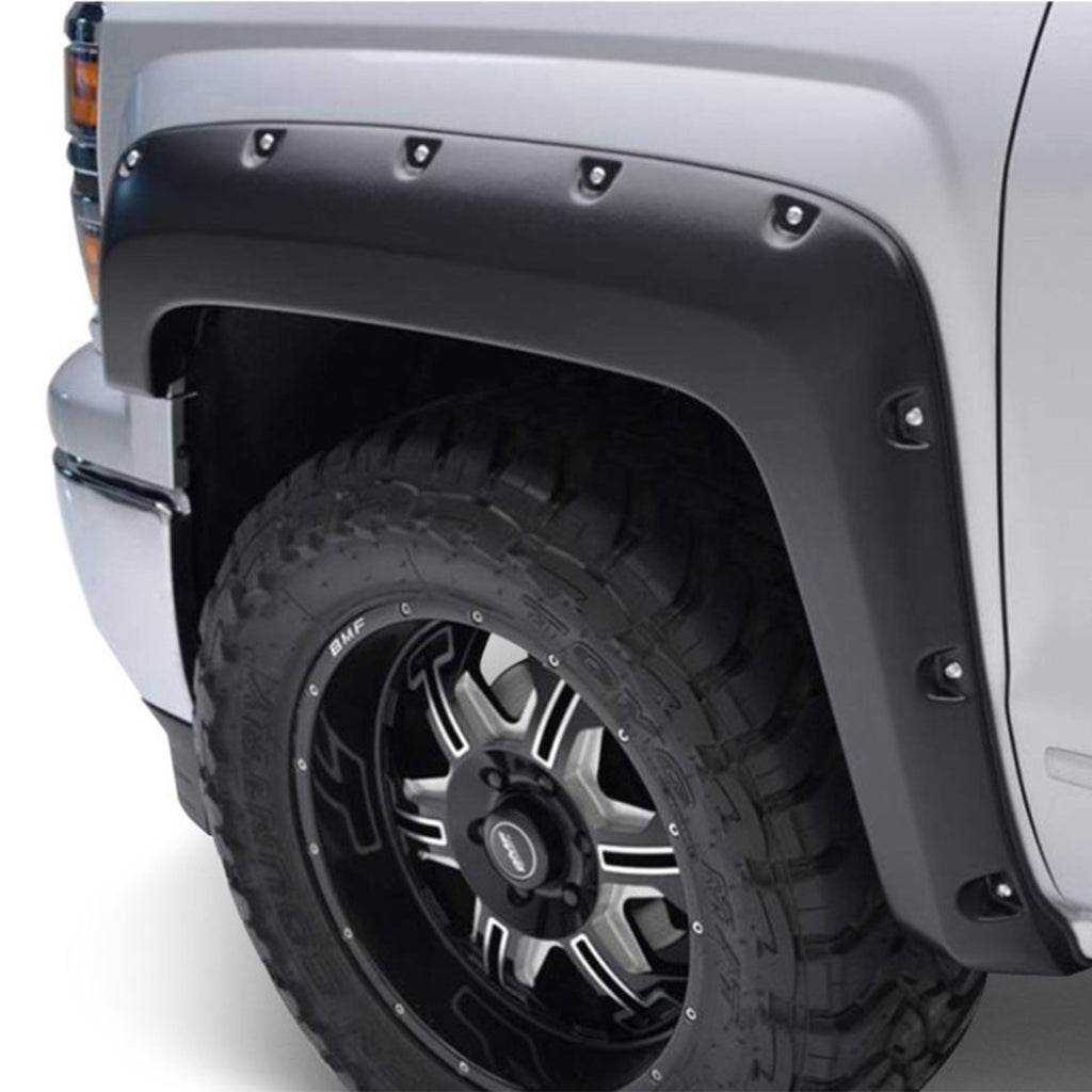 Black Horse Off Road FF-CHSIL19-SM Fender Flares for Select Chevrolet Silverado 1500, Chevrolet Silverado LD, Chevrolet Silverado LTD