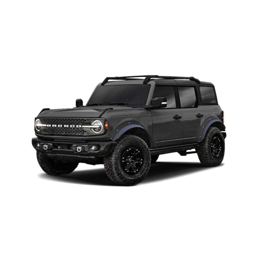 Black Horse Off Road FF-FBFR21 Front & Rear Fender Flares for Select Ford Bronco