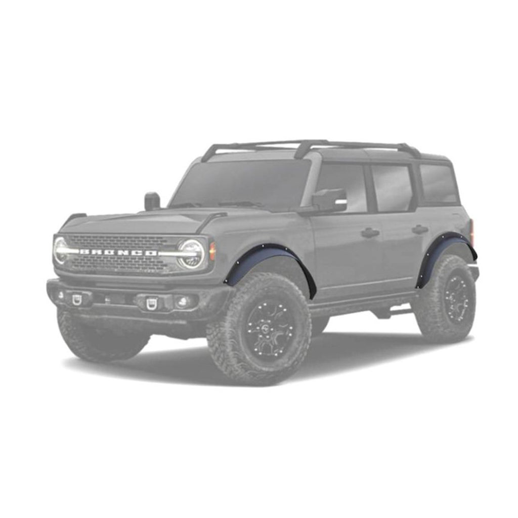 Black Horse Off Road FF-FBFR21 Front & Rear Fender Flares for Select Ford Bronco