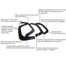 Load image into Gallery viewer, Black Horse Off Road FF-TT22SM Fender Flares for Select Toyota Tundra