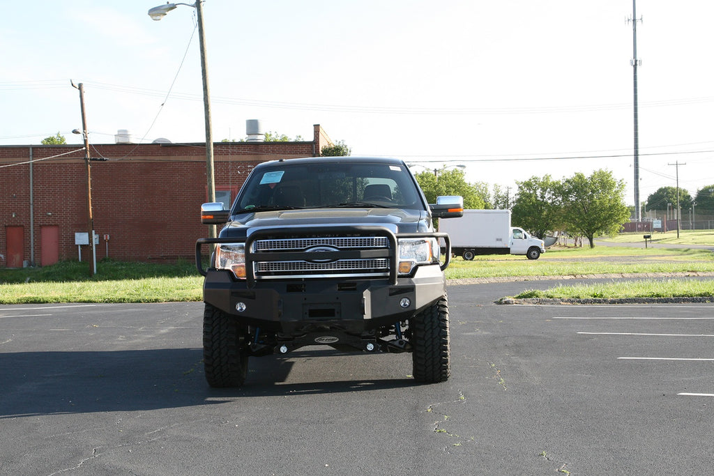 Fab Fours FF09-H1950-B Premium Heavy Duty Winch Front Bumper for Select Ford F-150