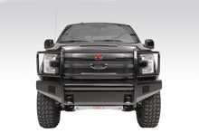 Load image into Gallery viewer, Fab Fours FF09-K1960-1 Black Steel Front Ranch Bumper for Select Ford F-150