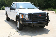 Load image into Gallery viewer, Fab Fours FF09-K1960-1 Black Steel Front Ranch Bumper for Select Ford F-150