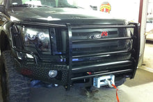 Load image into Gallery viewer, Fab Fours FF09-K1960-1 Black Steel Front Ranch Bumper for Select Ford F-150