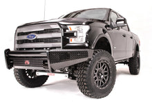 Load image into Gallery viewer, Fab Fours FF09-K1961-1 Black Steel Front Ranch Bumper for Select Ford F-150